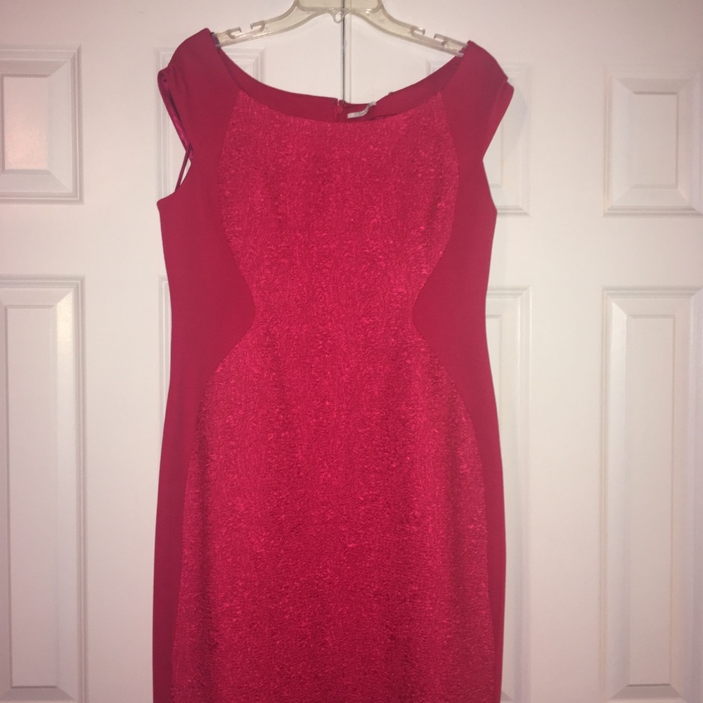 Tahari-Coral Cocktail Dress